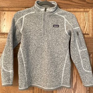 Like new! Patagonia Girls Better Sweater 1/4 Zip